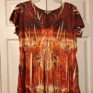 One World Printed Shirt